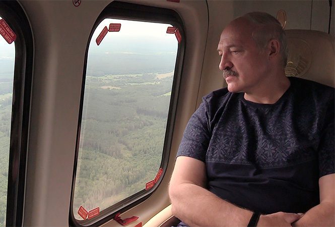 лукашенко вертолет