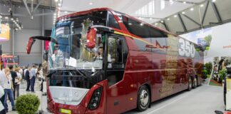 МАЗ представил новейший междугородний автобус МАЗ 350 на выставке в Минске!