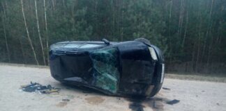 В Пуховичском районе трагическое ДТП: автомобиль перевернулся, водитель погиб