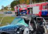 Авария в Столбцах: Фура столкнулась с легковушкой, потребовалась помощь спасателей