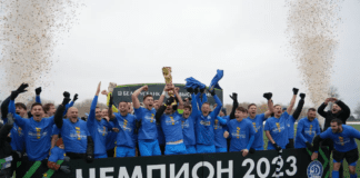 Минское "Динамо" досрочно завоевало чемпионство в белорусской высшей лиге по футболу